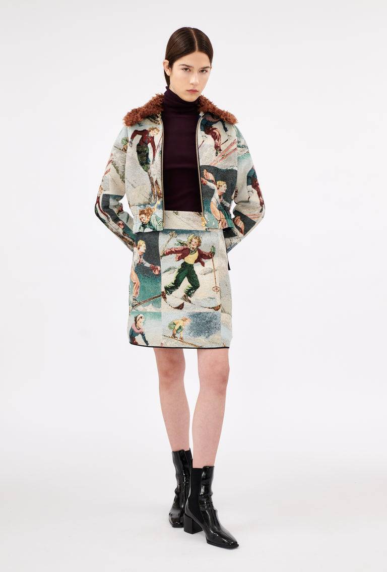 Odeeh Alpine Postcards Jacke, Multicolor Fabrikladen