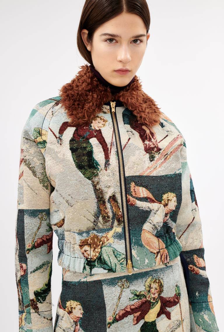 Odeeh Alpine Postcards Jacke, Multicolor Fabrikladen