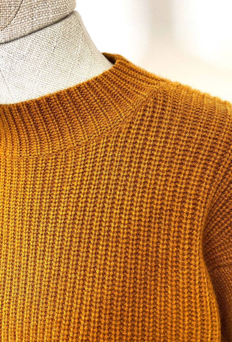 Odeeh Cash-Wool-Mix Pullover, Saffran Im Verkauf