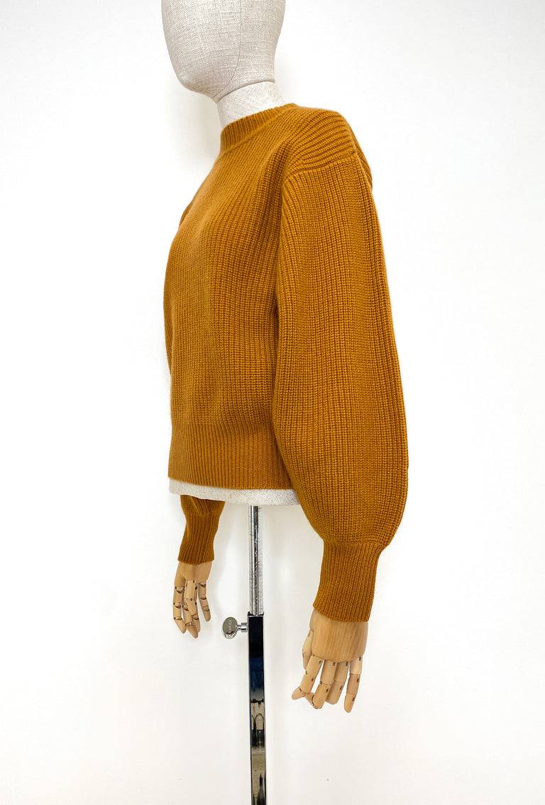 Odeeh Cash-Wool-Mix Pullover, Saffran Im Verkauf