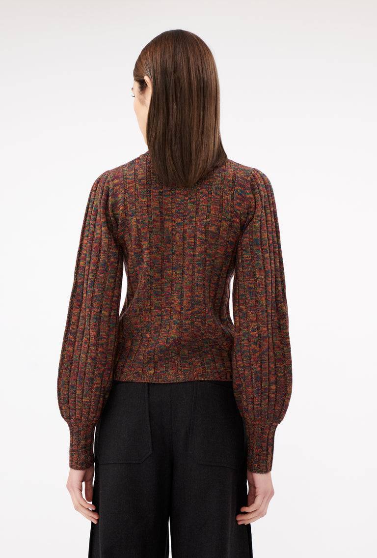 Odeeh Superfine Merino Cardigan, Multicolor Outlet