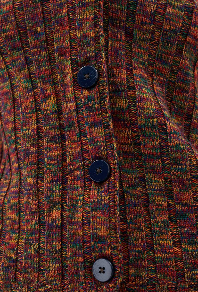 Odeeh Superfine Merino Cardigan, Multicolor Outlet