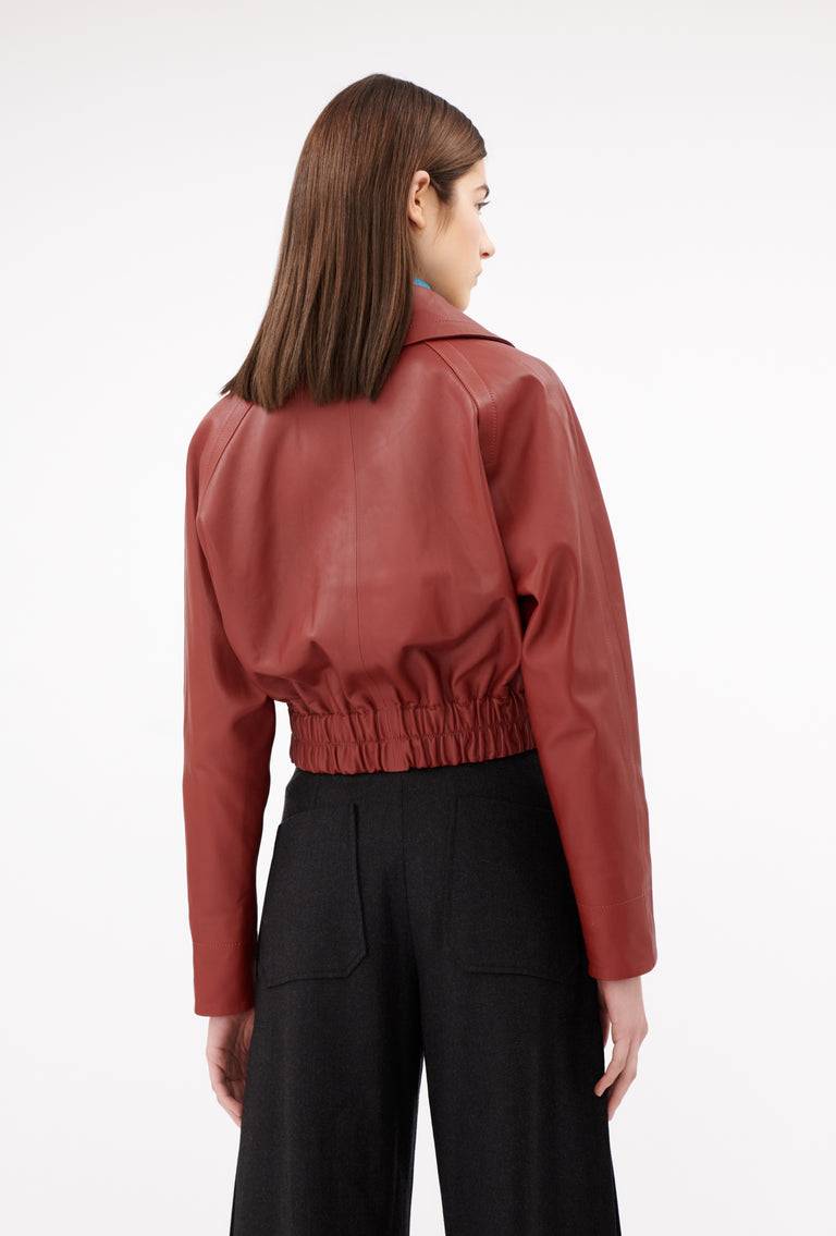 Odeeh Lamb Nappa Jacke , Tizian Red Angebote