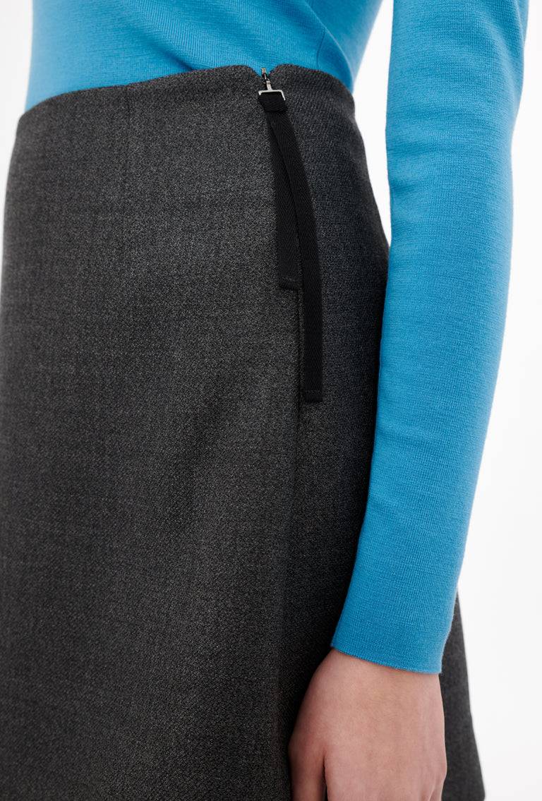 Odeeh Savile Row Wool Pique Rock, Charcoal Günstiger Verkauf