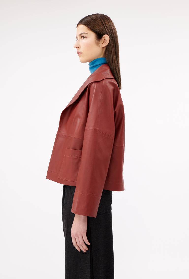 Odeeh Lamb Nappa Jacke, Tizian Red Fabrikverkauf