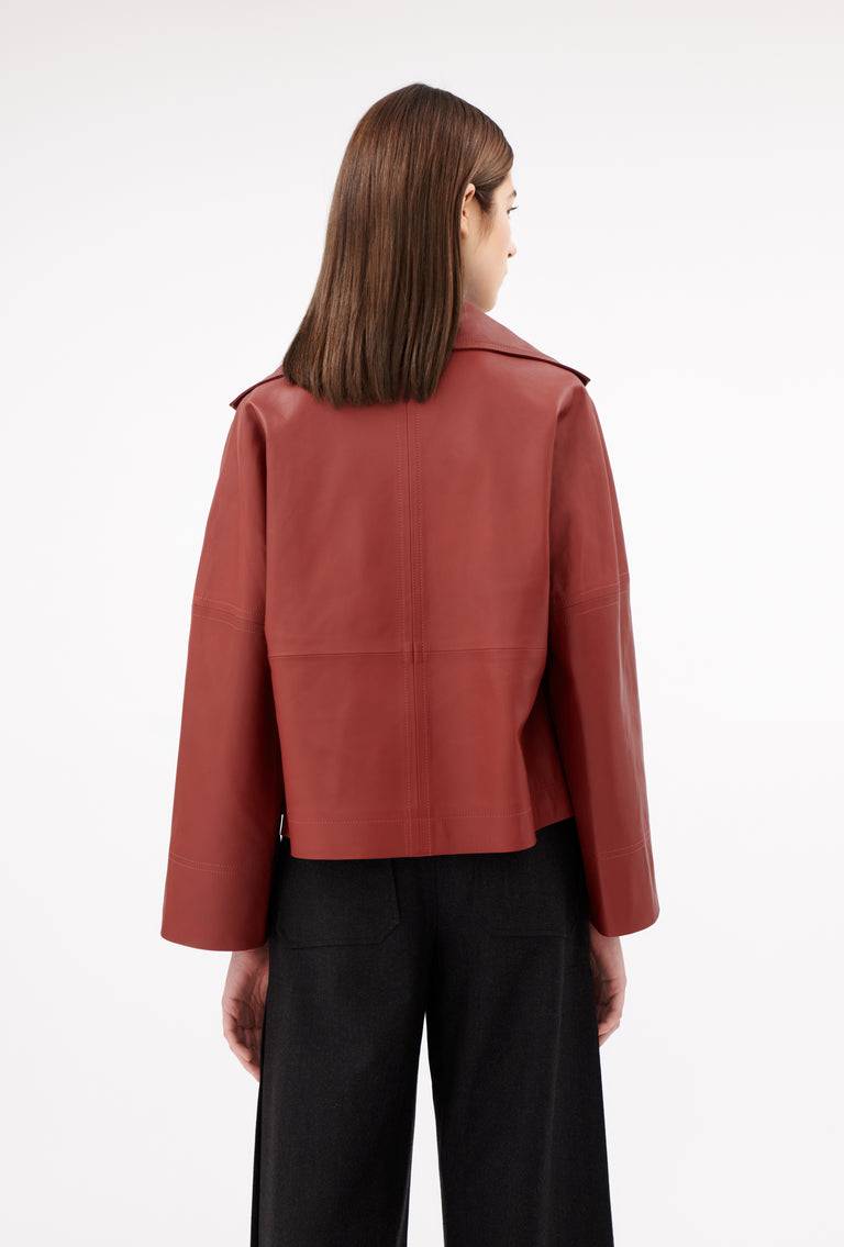 Odeeh Lamb Nappa Jacke, Tizian Red Fabrikverkauf