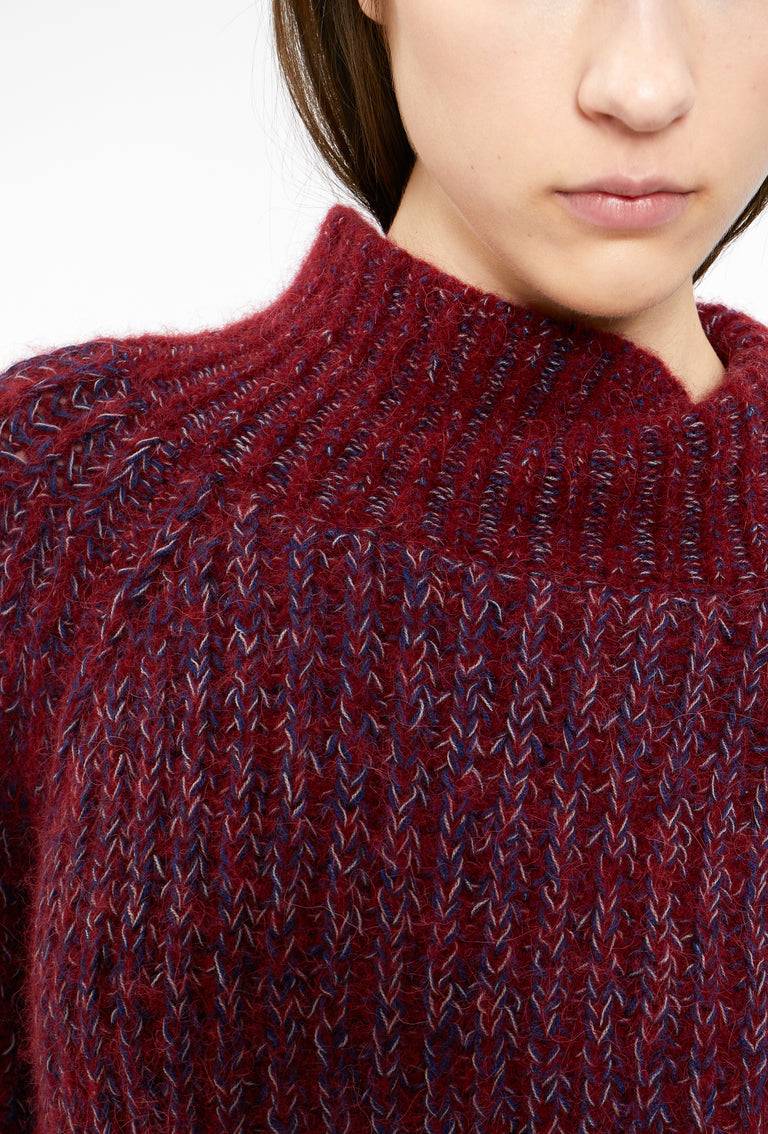 Odeeh Multiyarn Mix Pullover, Pomegranate Kostenloser Versand