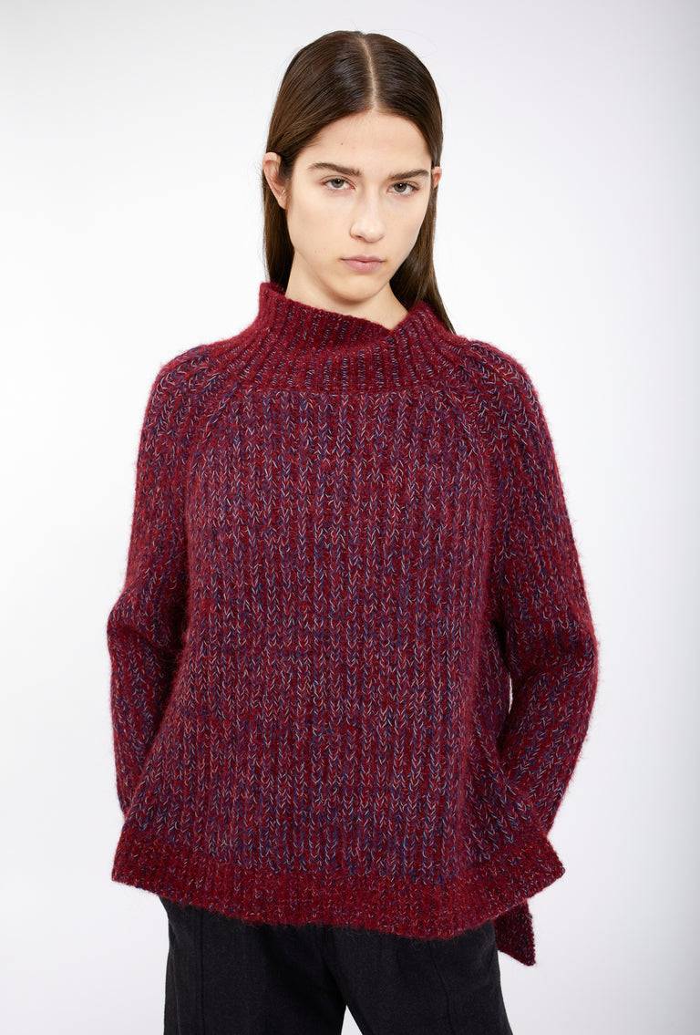 Odeeh Multiyarn Mix Pullover, Pomegranate Kostenloser Versand