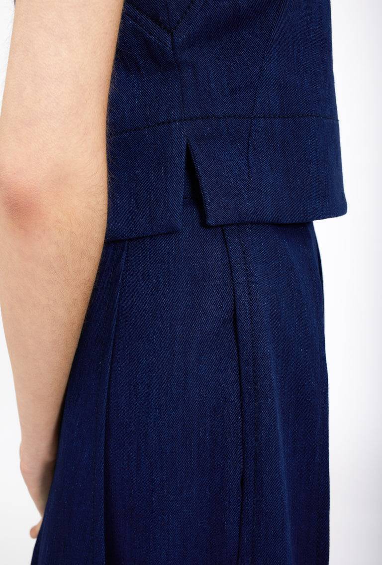 Odeeh Stretch Denim Shirt, Marine Sonderangebot