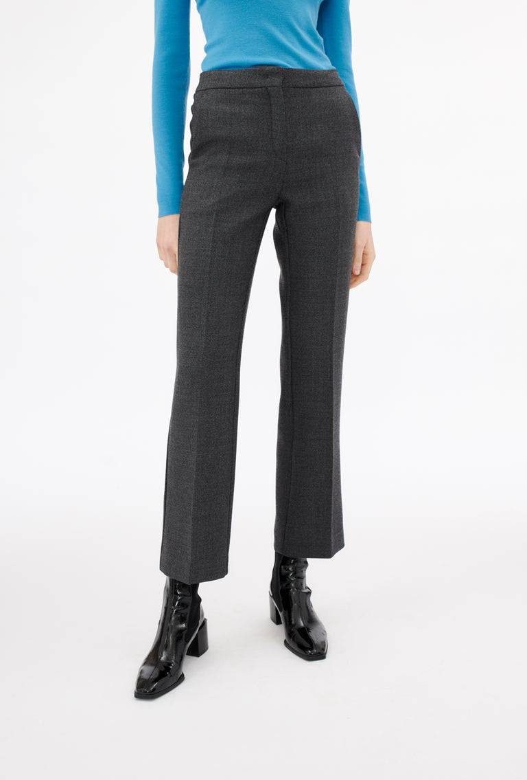 Odeeh Savile Row Wool Pique Hose, Charcoal Begrenztes Angebot