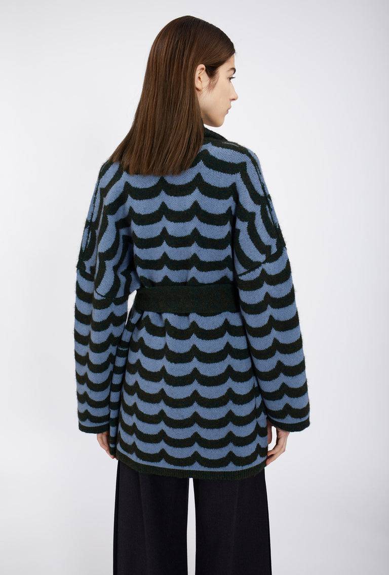 Odeeh Waves Cardigan, Mermaid Green Cyber Monday