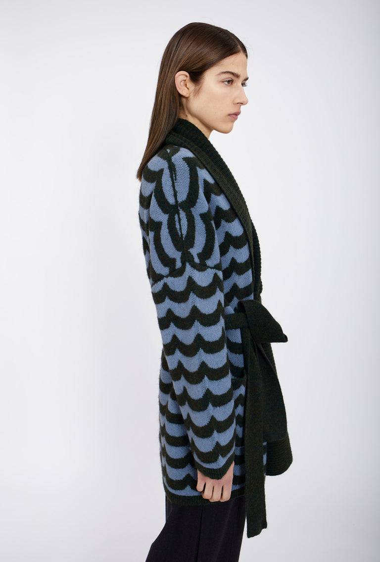 Odeeh Waves Cardigan, Mermaid Green Cyber Monday