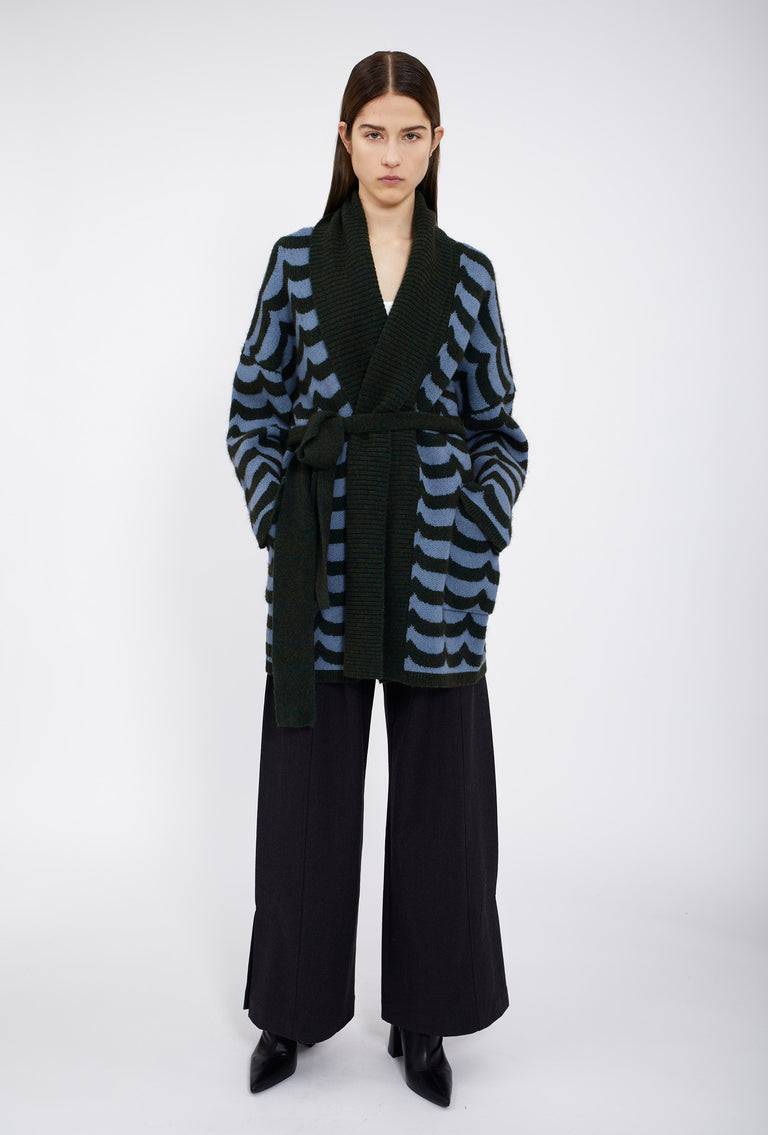 Odeeh Waves Cardigan, Mermaid Green Cyber Monday