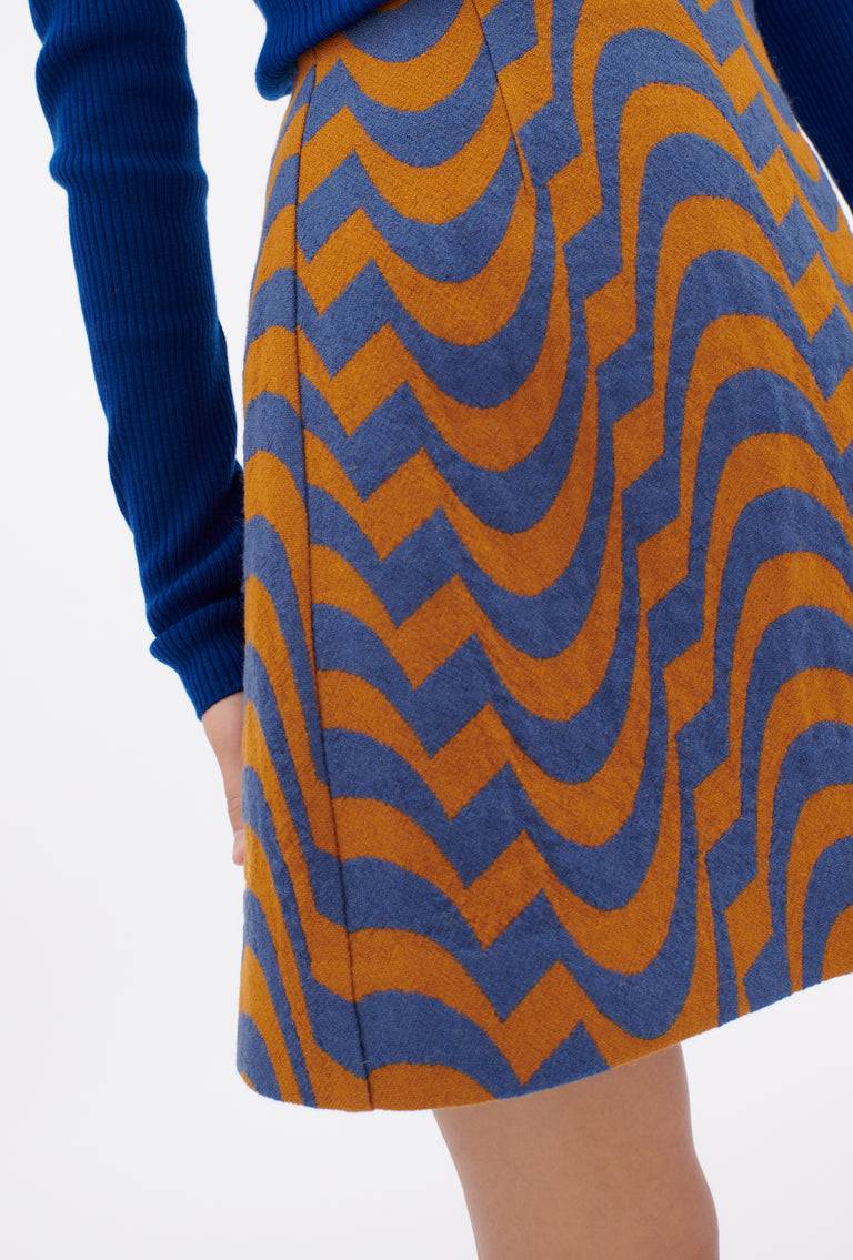 Odeeh Abstract Waves Rock, Dark Cobalt Valentinstagsangebot