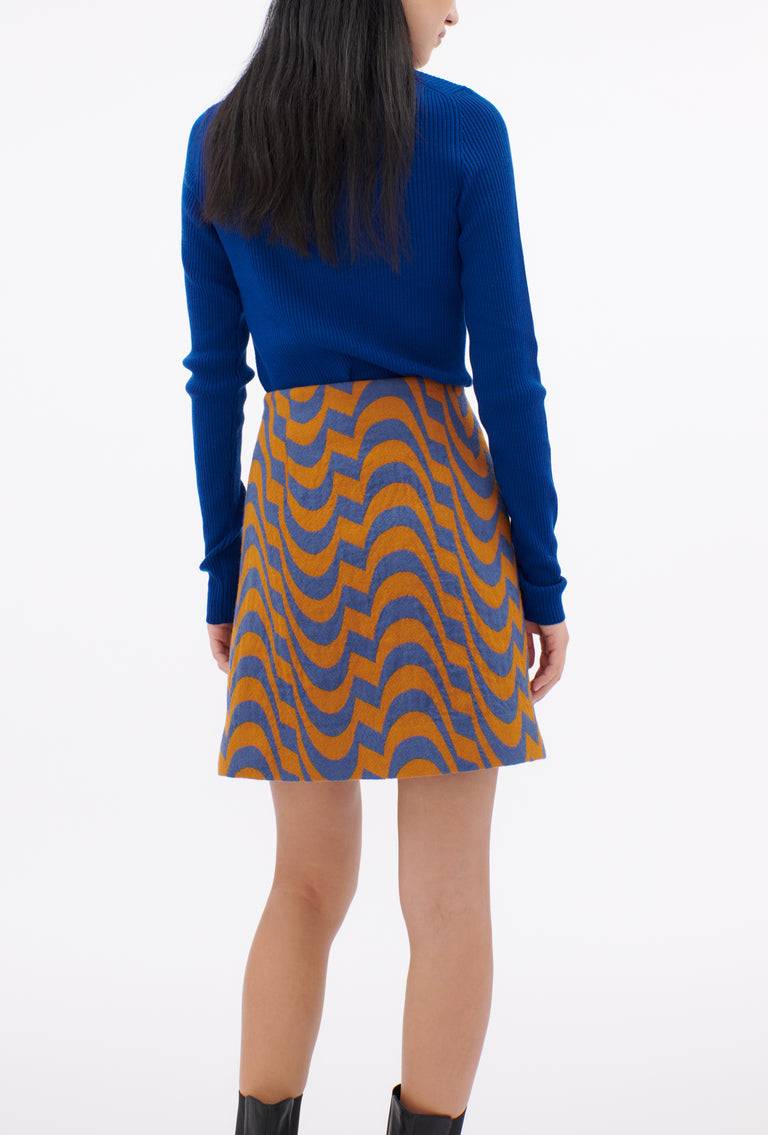 Odeeh Abstract Waves Rock, Dark Cobalt Valentinstagsangebot