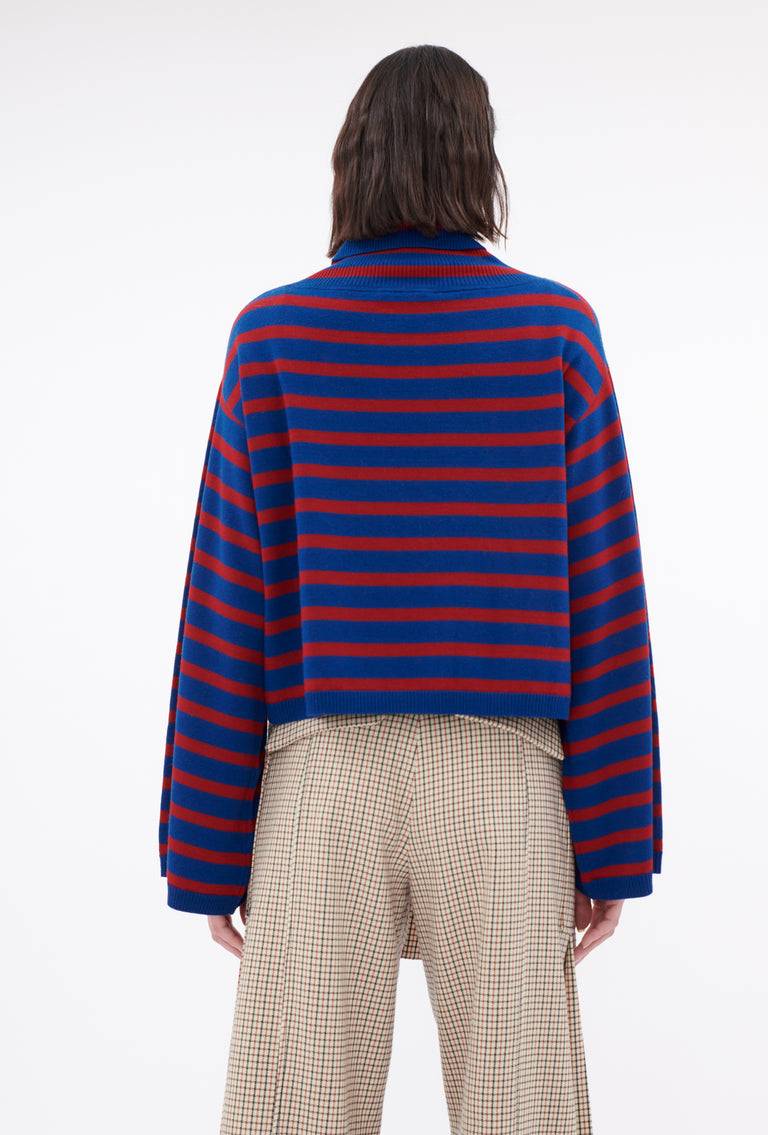 Odeeh Merino Extrafein Pullover, Cherry Lagerräumung