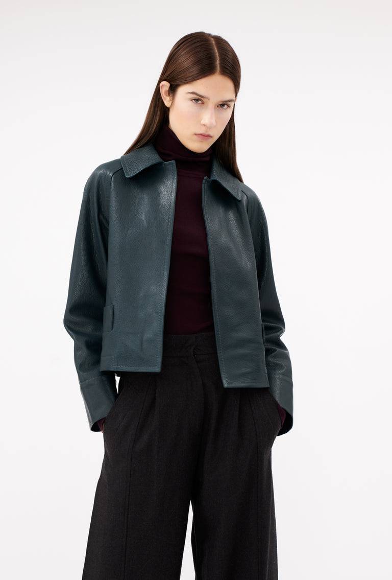 Odeeh Grain Nappa Jacke, Night Forest Top Angebot