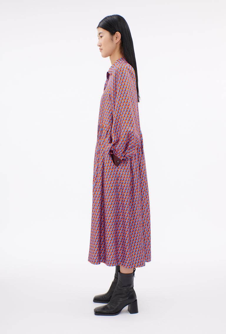 Odeeh Baisers Silk Twill Kleid, Cobalt Kauf eins, bekomm eins gratis