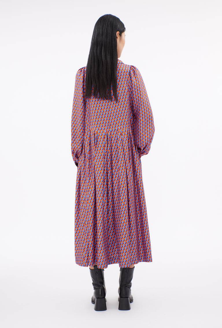 Odeeh Baisers Silk Twill Kleid, Cobalt Kauf eins, bekomm eins gratis
