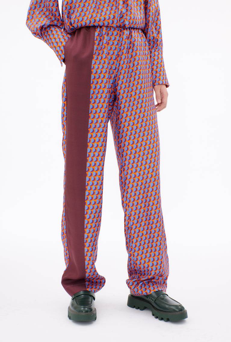Odeeh Baisers Silk Twill Hose, Cobalt Super Sparpreis