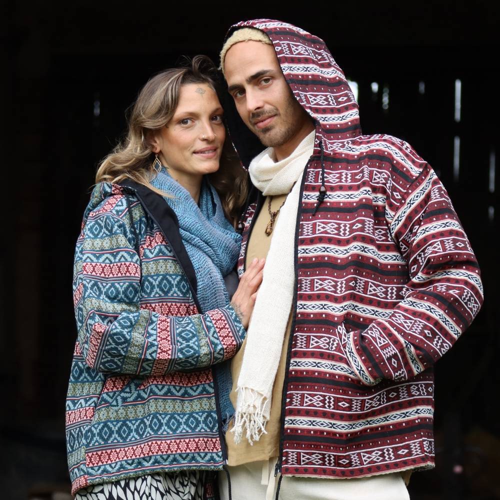 Panasiam Jacke Webmuster Ethno Flash Sale