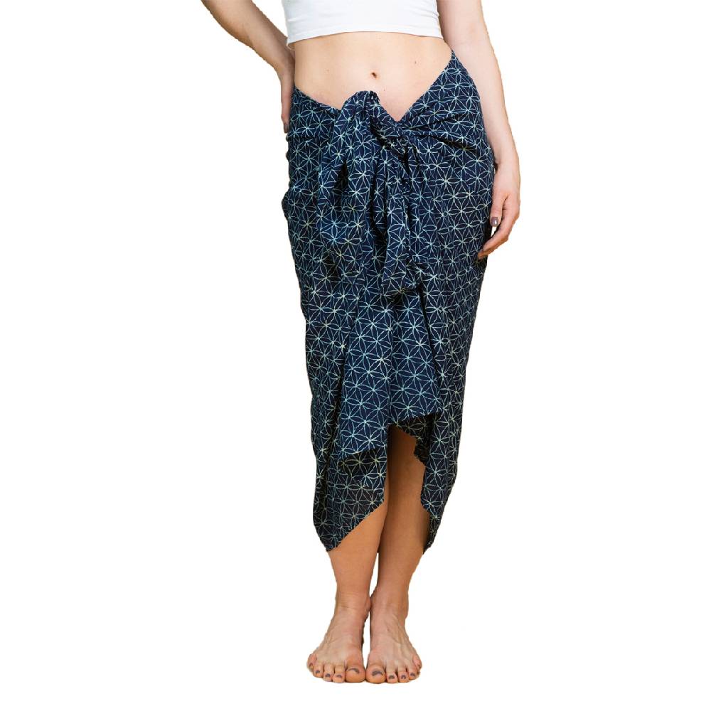 Panasiam Sarong Baumwolle Indigo Bis zu 50% Rabatt