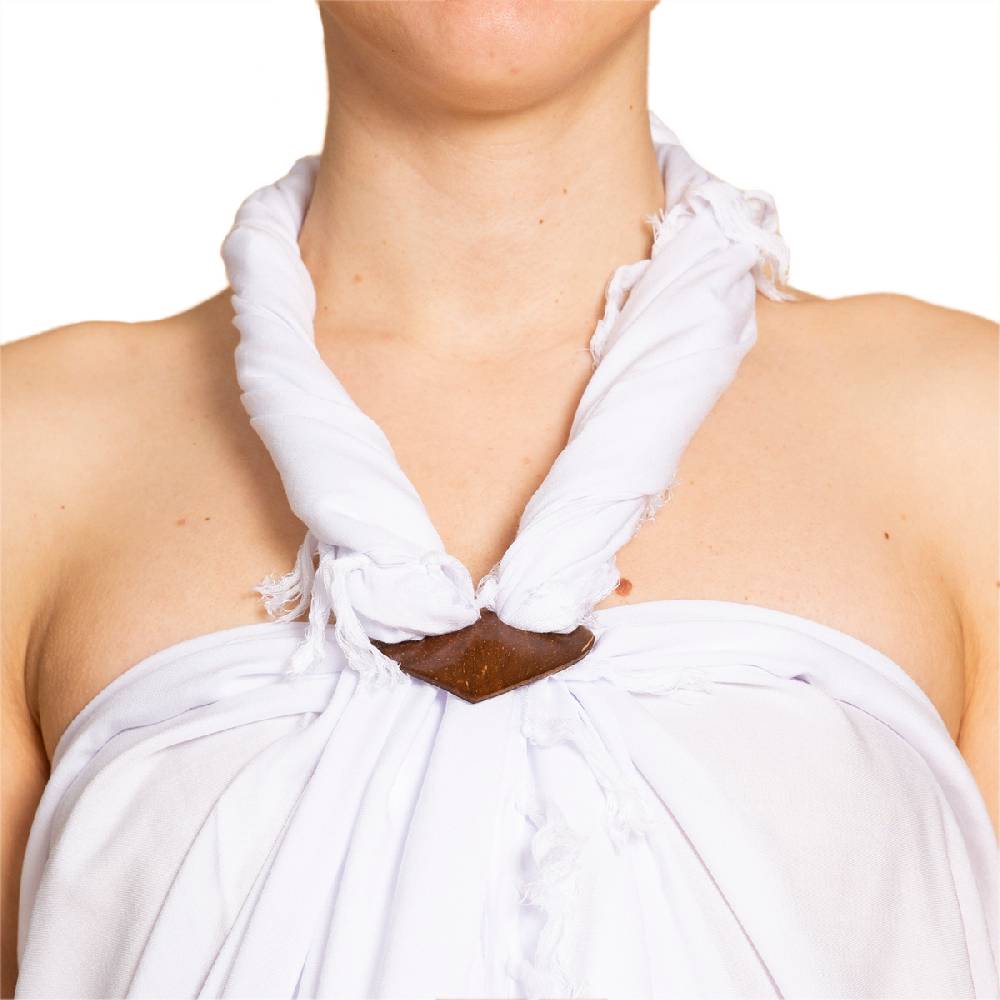 Panasiam Sarong unicolor in zwei Größen Bis zu 60% Rabatt