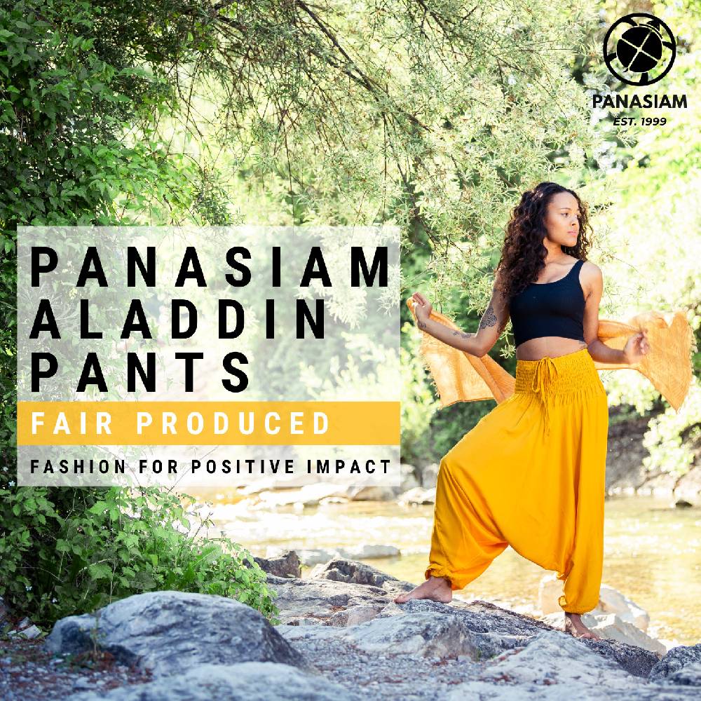 Panasiam Aladinhose Einfarbig im Angebot