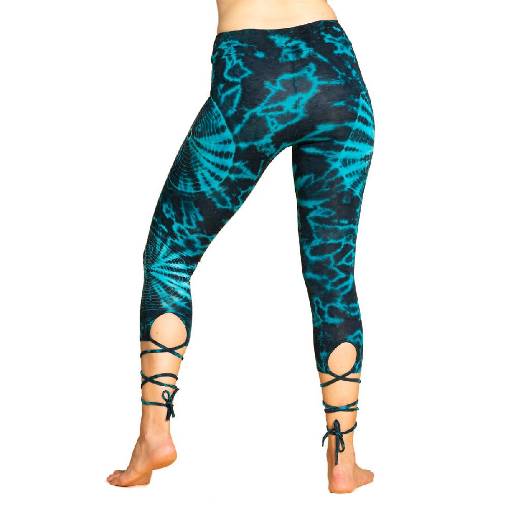 Panasiam Batik Leggings Lace-Up 3/4 Letzter Tag