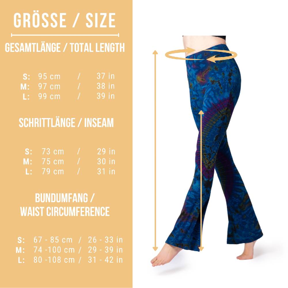 Panasiam Batik Leggings mit Schlag Zeitbegrenzte Promotion