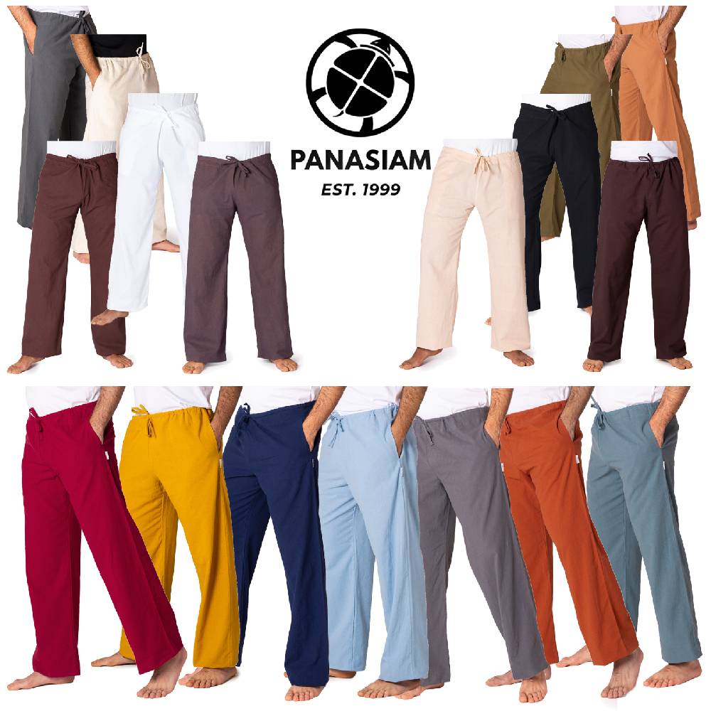 Panasiam Stoffhose aus feiner Baumwolle Sonderangebot der Fabrik