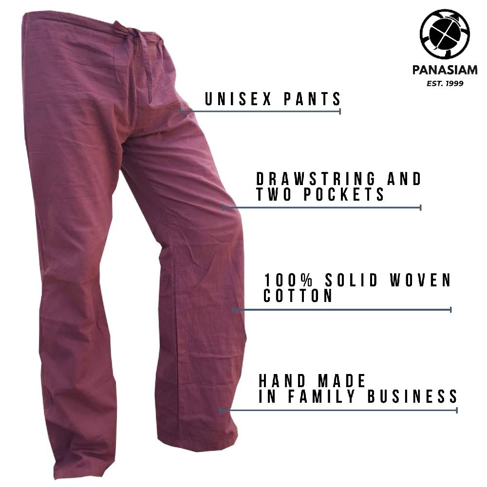 Panasiam Stoffhose aus feiner Baumwolle Sonderangebot der Fabrik