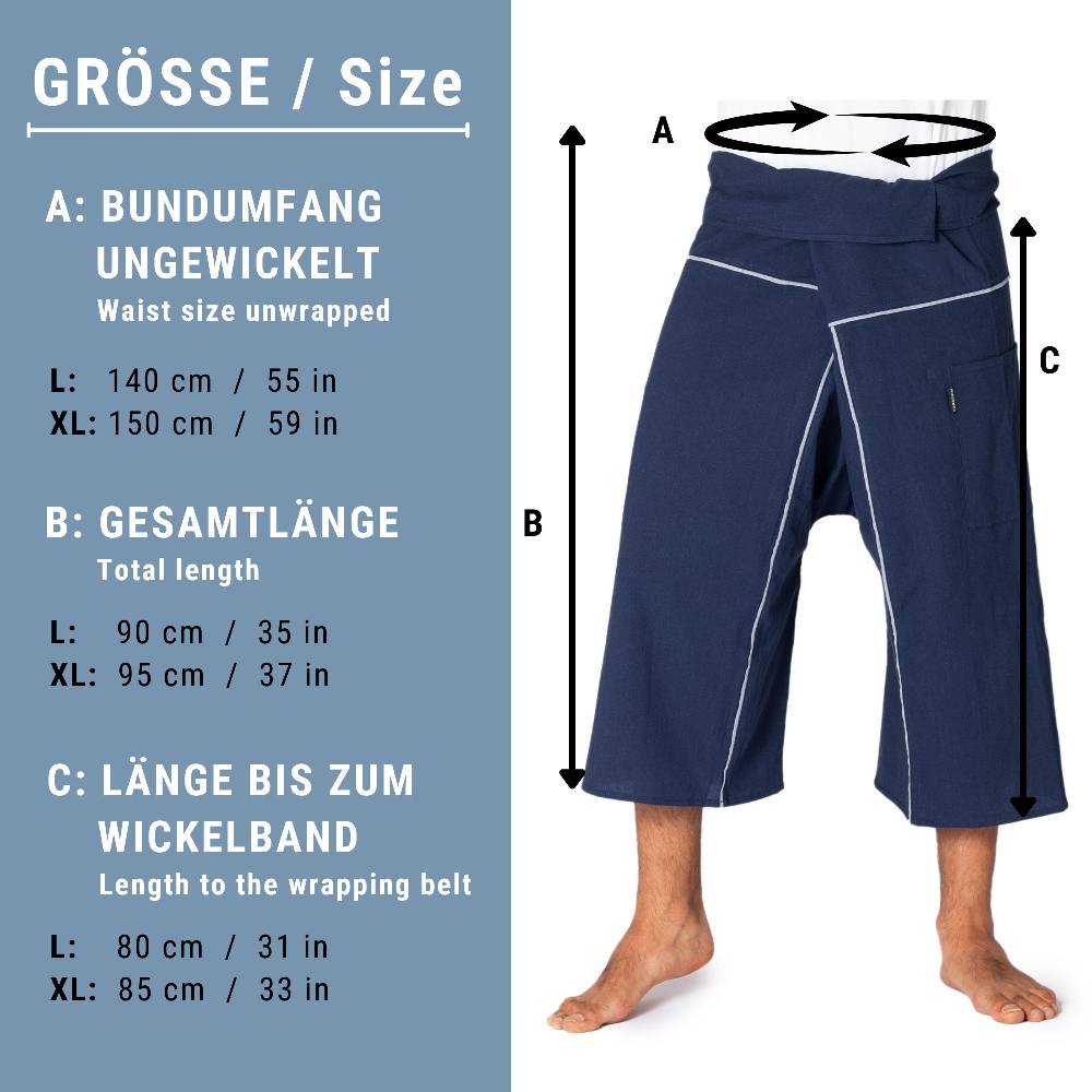Panasiam Thai Fischerhose 3/4 Länge Super Rabatt