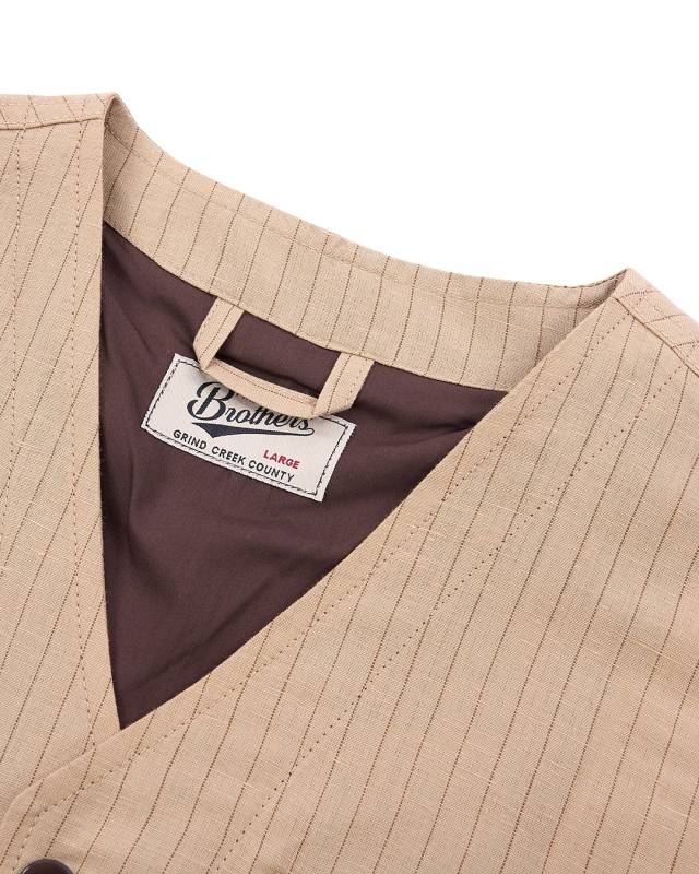 Pike Brothers 1937 Roamer Vest Chicago sand Black Friday Preise