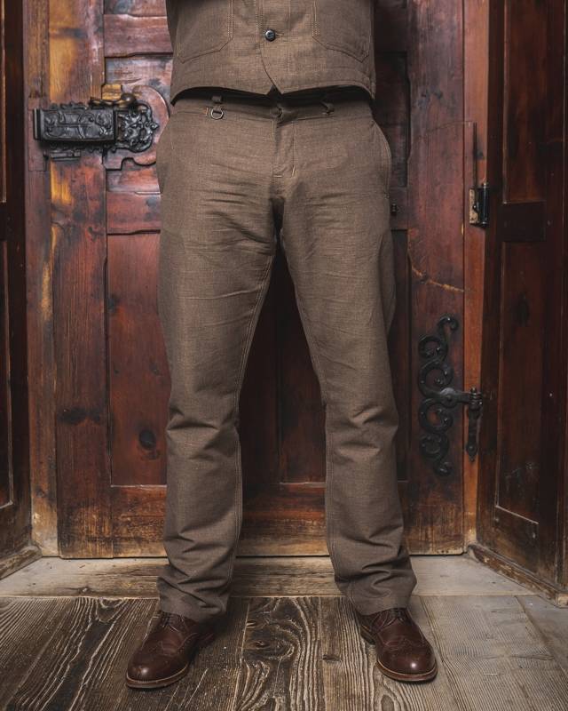 Pike Brothers 1947 Harvester Trousers Raymond brown zollfrei