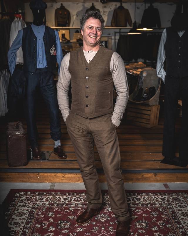 Pike Brothers 1947 Harvester Trousers Raymond brown zollfrei