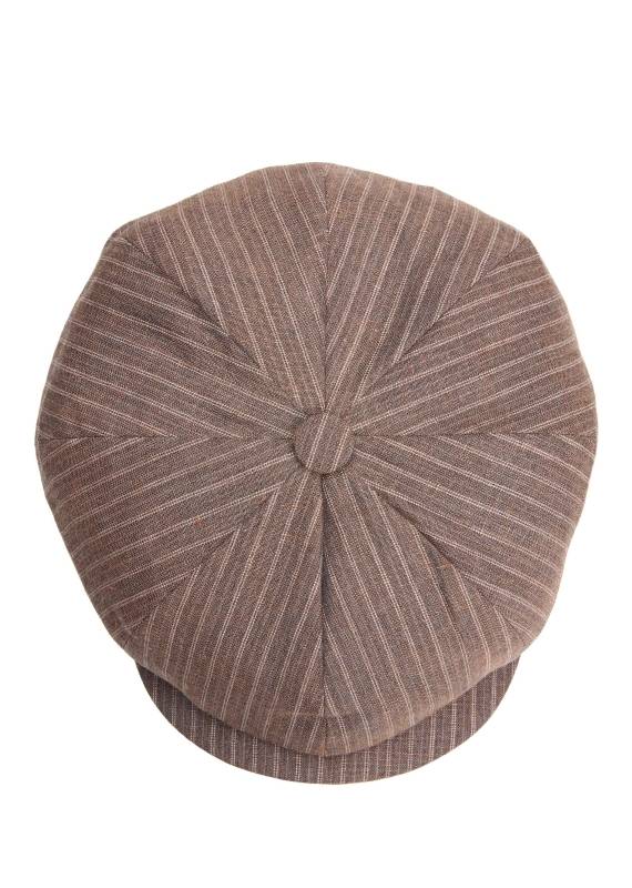Pike Brothers 1928 Newsboy Cap Alameda brown Schlussverkauf