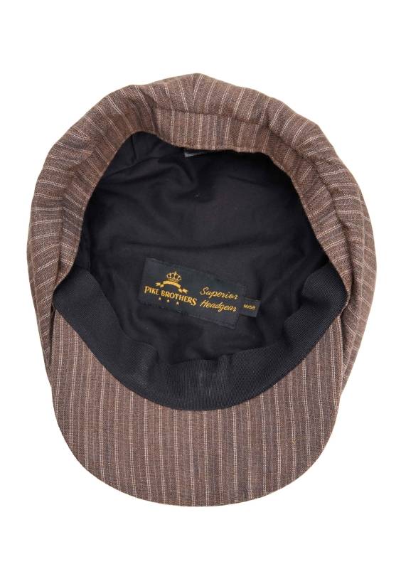 Pike Brothers 1928 Newsboy Cap Alameda brown Schlussverkauf