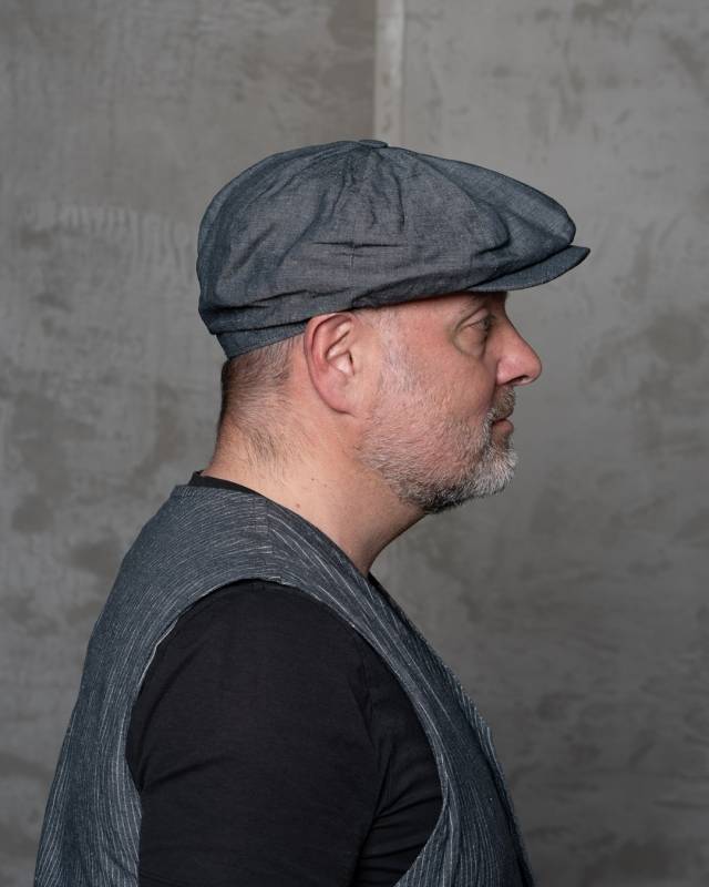 Pike Brothers 1928 Newsboy Cap smoke grey Kostenloser Versand