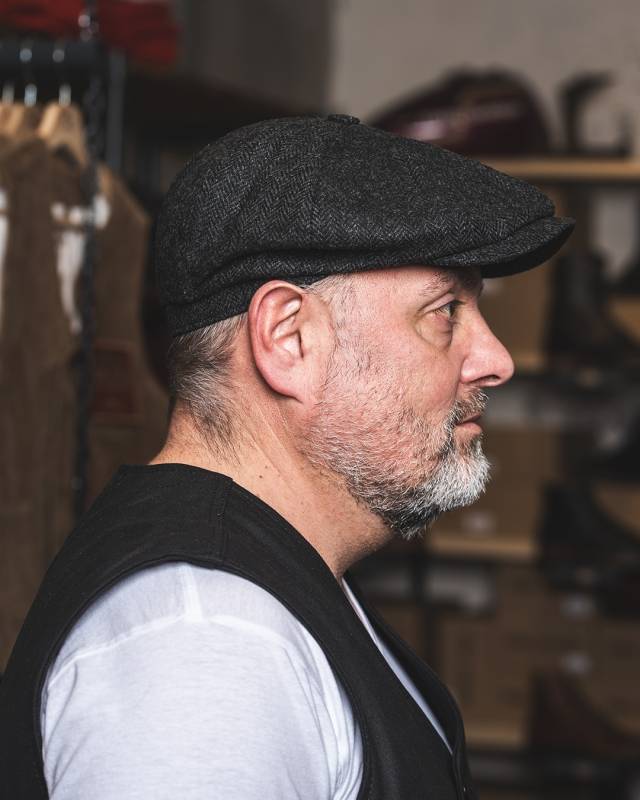 Pike Brothers 1928 Newsboy Cap Glasgow grey Fabrikpreis