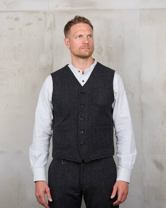 Pike Brothers 1937 Roamer Vest Glasgow Grey Rabatt