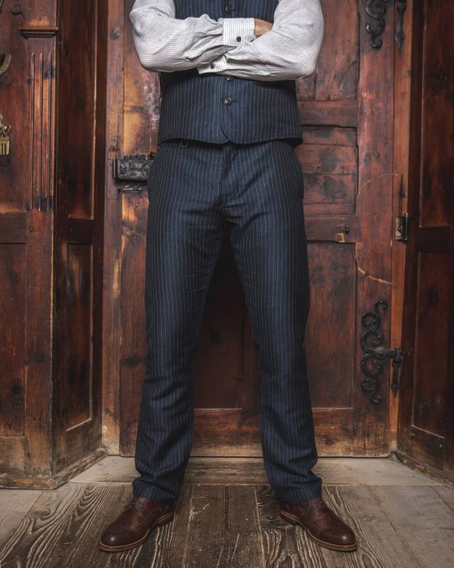 Pike Brothers 1923 Buccanoy Pant Chicago blue Großer Ausverkauf