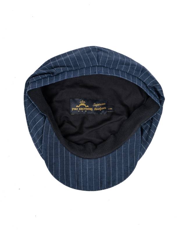 Pike Brothers 1928 Newsboy Cap Chicago blue Begrenztes Angebot