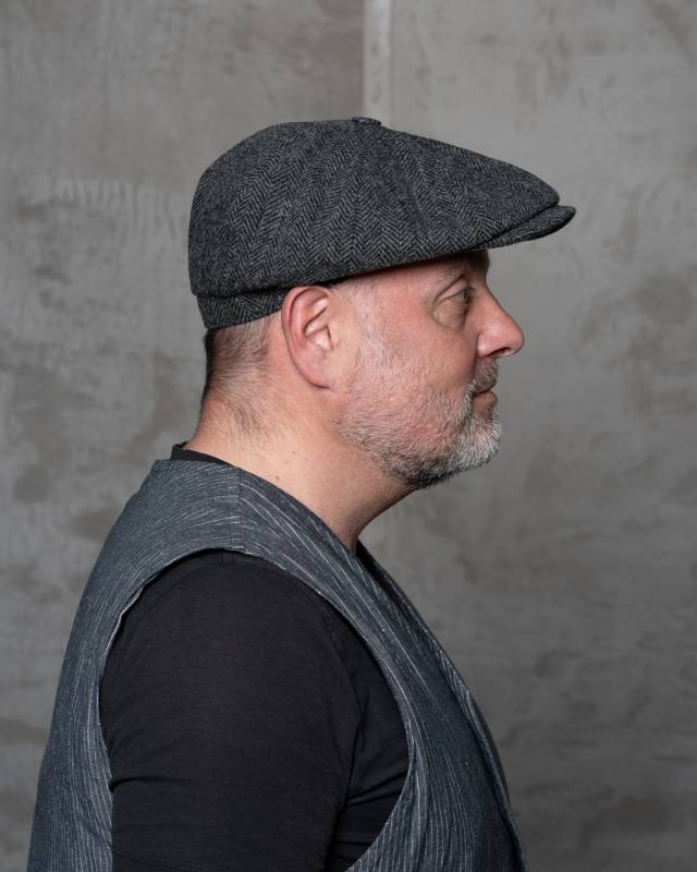 Pike Brothers 1928 Newsboy Cap Dundee grey Vatertagsangebot