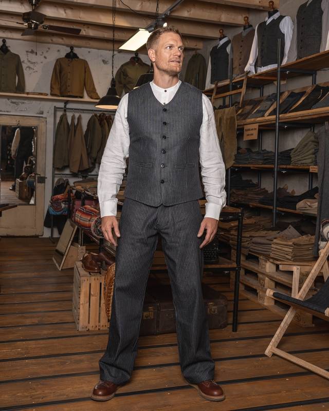 Pike Brothers 1905 Hauler Vest blue wabash Neueste Mode