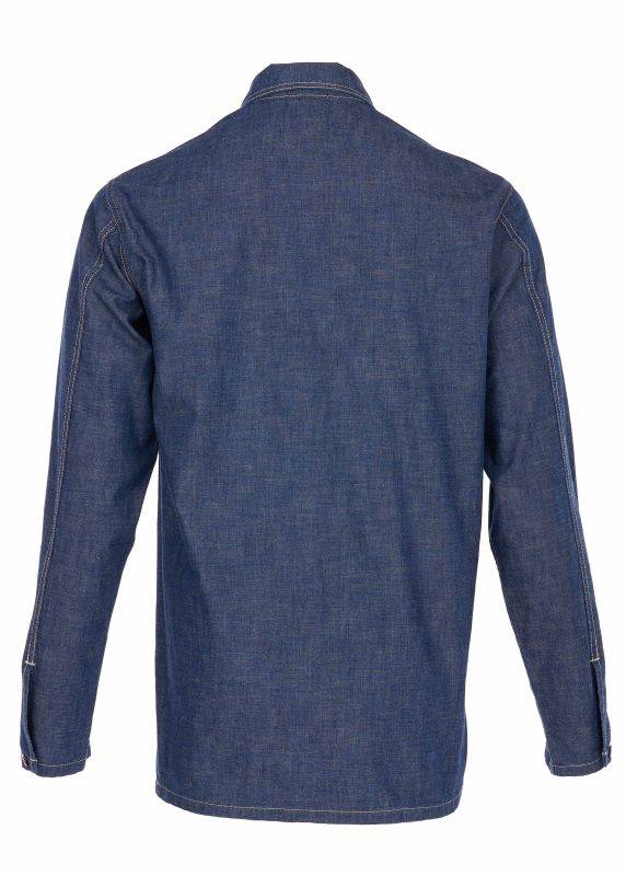 Pike Brothers 1940 Army Denim Shirt indigo Super Sparpreis