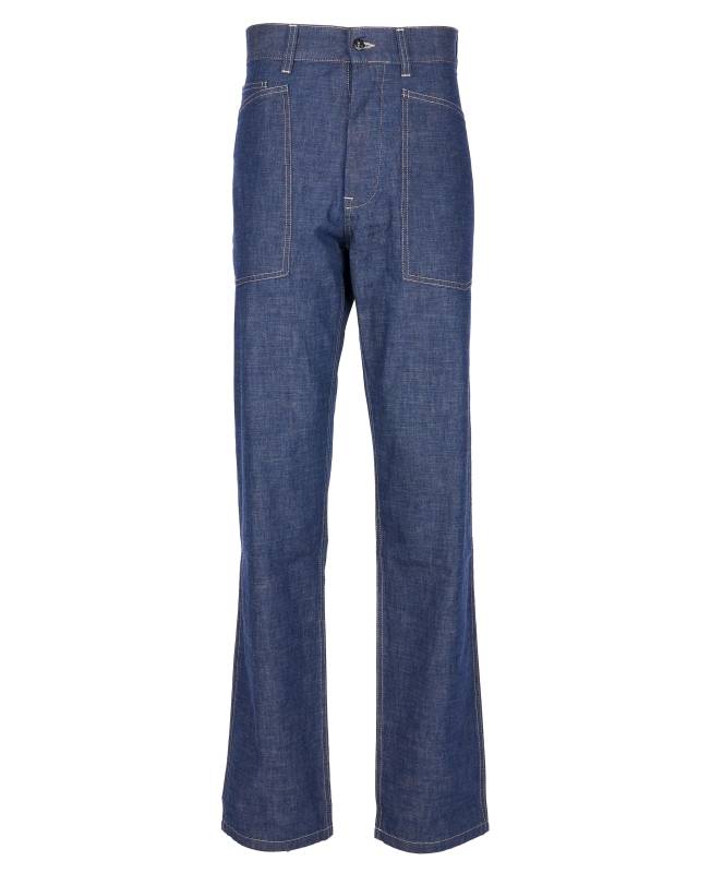 Pike Brothers 1940 Army Denim Trousers indigo Super Rabatt
