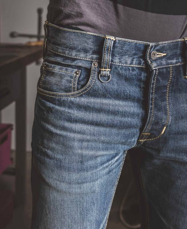 Pike Brothers 1963 Roamer Pant 15oz indigo 116 rinse Im Verkauf