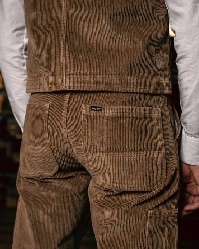 Pike Brothers 1967 Utility Trousers light brass cord Begrenzte Freigabe
