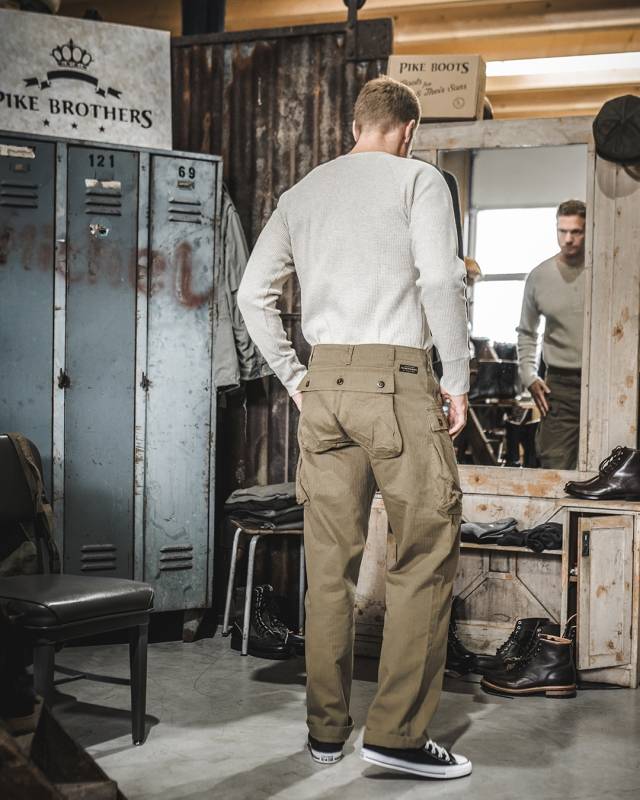 Pike Brothers 1944 Monkey Pant olive Bis zu 55% Rabatt